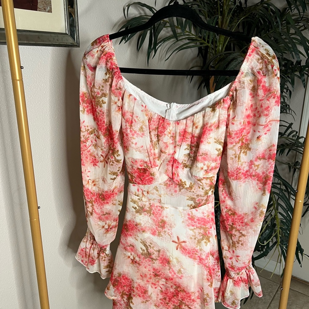 Floral Puff Sleeve Dress